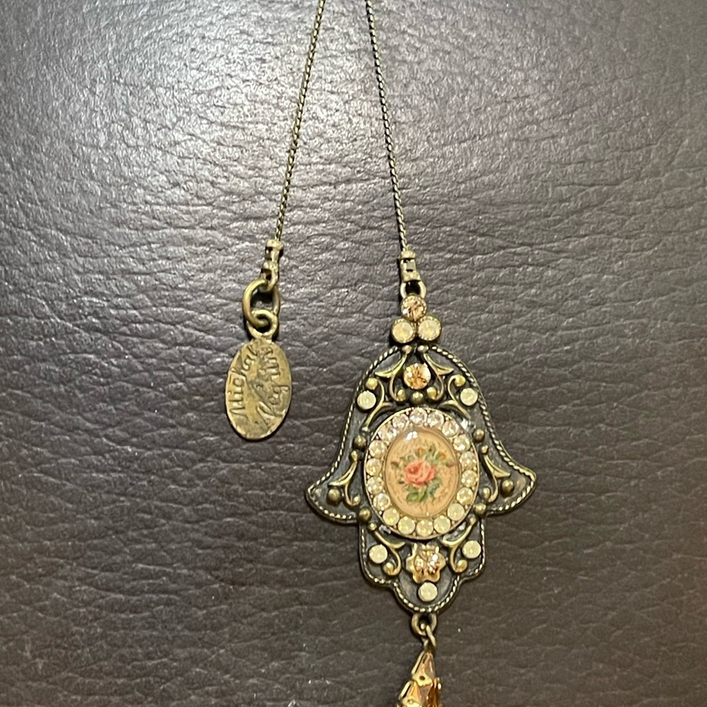 Michal Negroni Elegant Gold and Silver Pendant